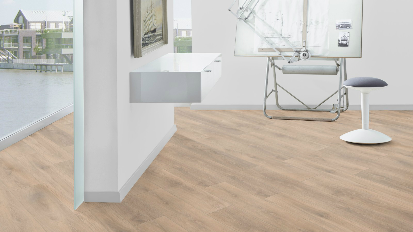 Ламинат Ter Hurne Classic Line Дуб Песочно-Коричневый 1382 1285×192×8